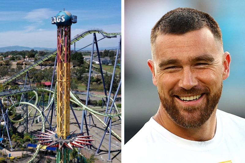 A group that includes activist investor Jana Partners and NFL player Travis Kelce says it has accumulated one of the largest ownership stakes in Six Flags Entertainment and intends to press the company’s leadership on ways to improve the struggling amusement park operator’s business.
Jana said Tuesday that the investor group now owns an economic interest of approximately 9% in Six Flags. The group plans to ‘engage’ with Six Flags’ management and board of directors to discuss ways to enhance shareholder value and improve visitors’ experience.
Shares in the Charlotte, North Carolina-based Six Flags surged 17.7% on the news. The shares added another 5.1% gain in after-hours trading. Even with Tuesday’s rally, the company’s shares are down about 47% so far this year.
Six Flags reported a loss of $319.4 million for the first half of the year. The company said attendance fell 9% in the three months that ended June 29, due partly to bad weather and a ‘challenged consumer’ in most of the markets it operates in.
The investor group also includes consumer executive Glenn Murphy and technology executive Dave Habiger.
Kelce, tight end for the Kansas City Chiefs, said in a statement that he grew up going to Six Flags amusement parks.
‘The chance to help make Six Flags special for the next generation is one I couldn’t pass up,’ he said.
This post appeared first on NBC NEWS Travis Kelce part of investor group aiming to revive struggling Six Flags